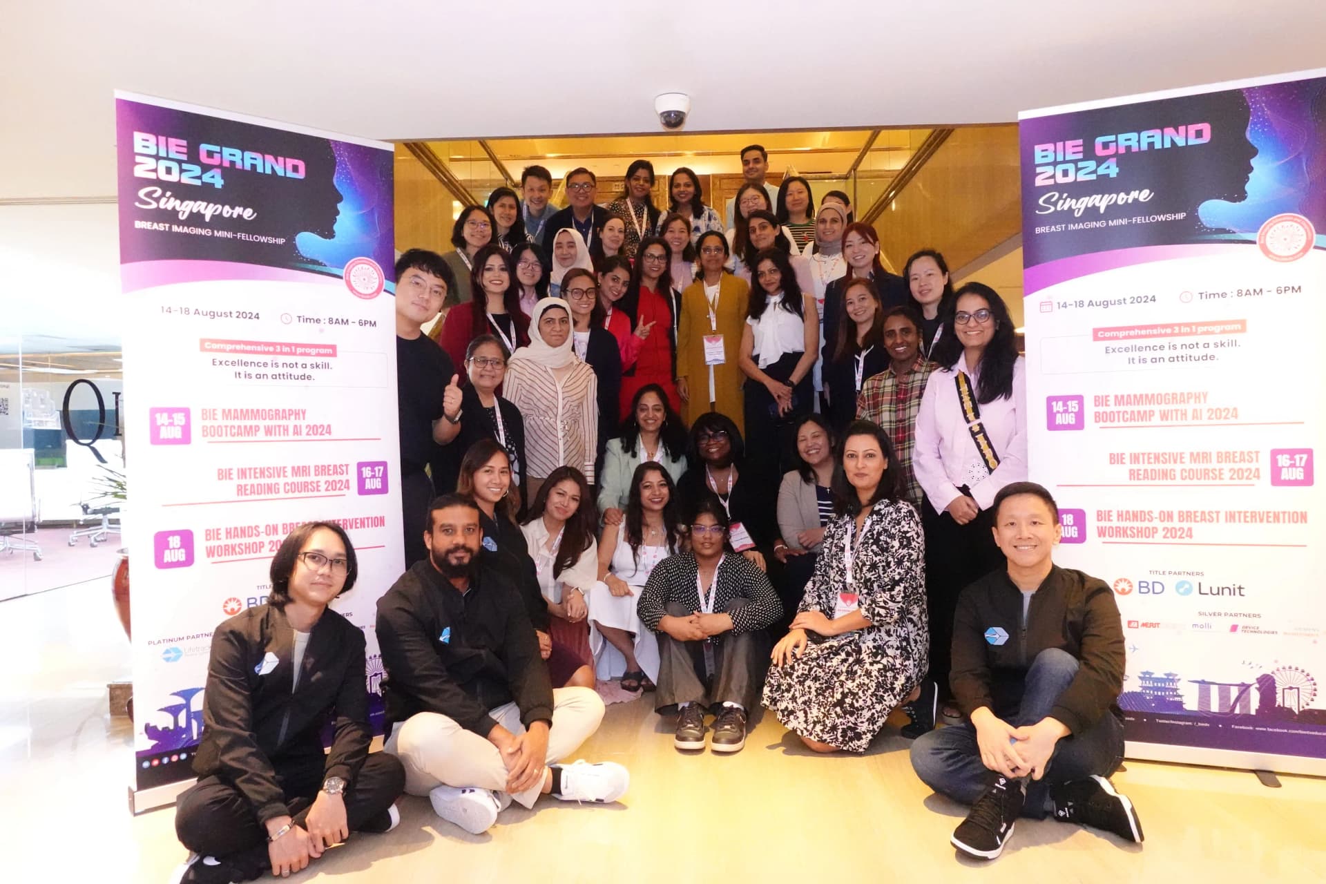 Medical professionals collaborating